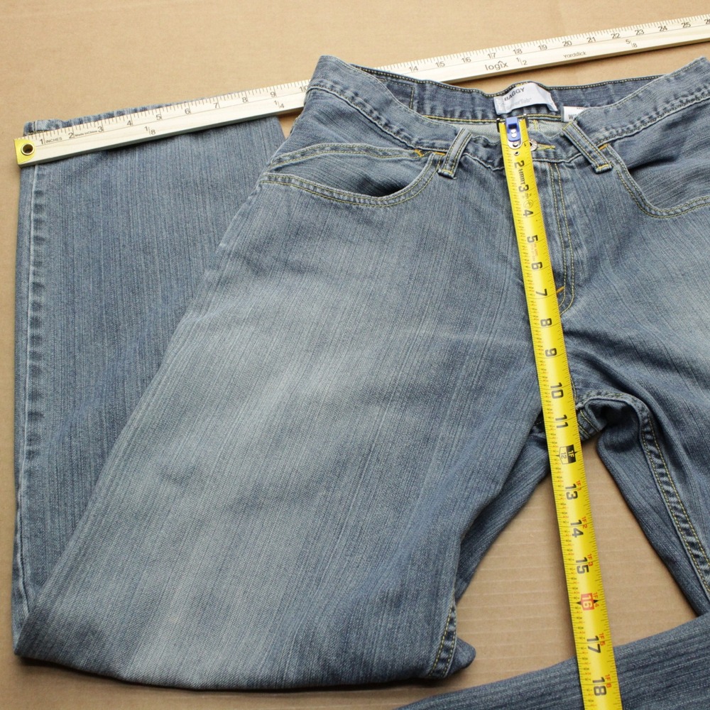Levis Vintage Silver Tab Baggy Jeans Mens Sz 31x32 Medium Wash Loose Denim Y2K - Picture 6 of 9